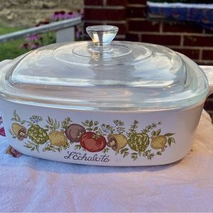 Corningware L’ECHALOTE Casserole Baking Dish & Lid